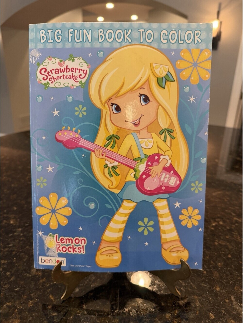2016 Strawberry Shortcake Big Fun Book To Color Lemon Rocks Coloring Book Clean